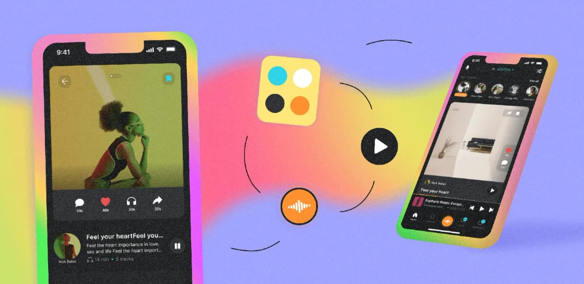 How we redesigned a streaming app in a month and a half and met the expectations of a demanding client. Voxtox case