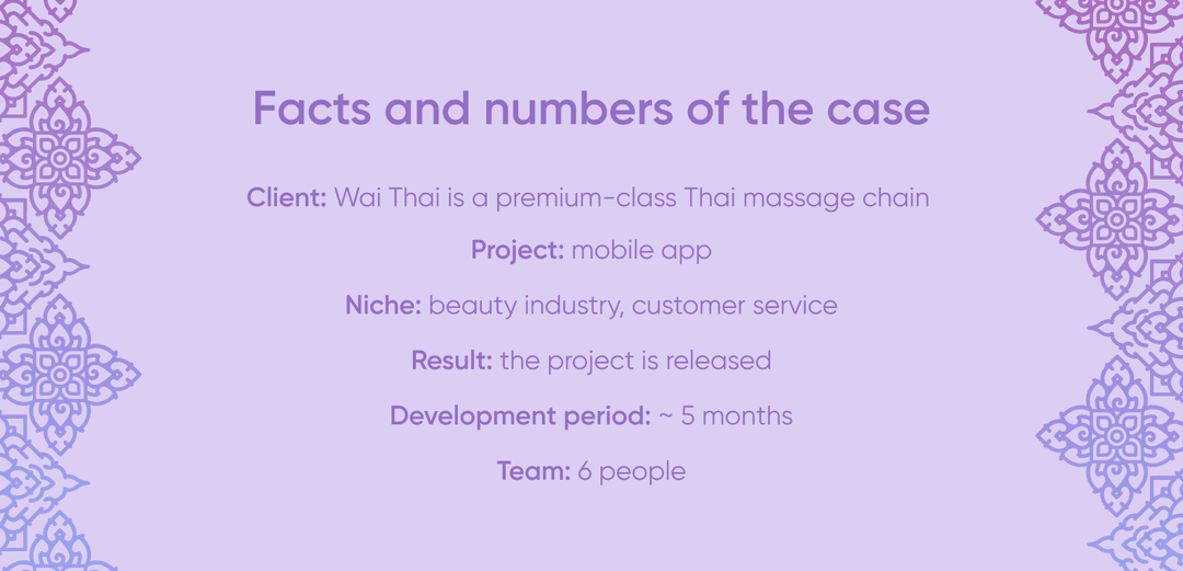 Facts and numbers of the Wai Thai case