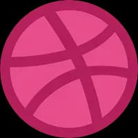 Basketball icon in pink color