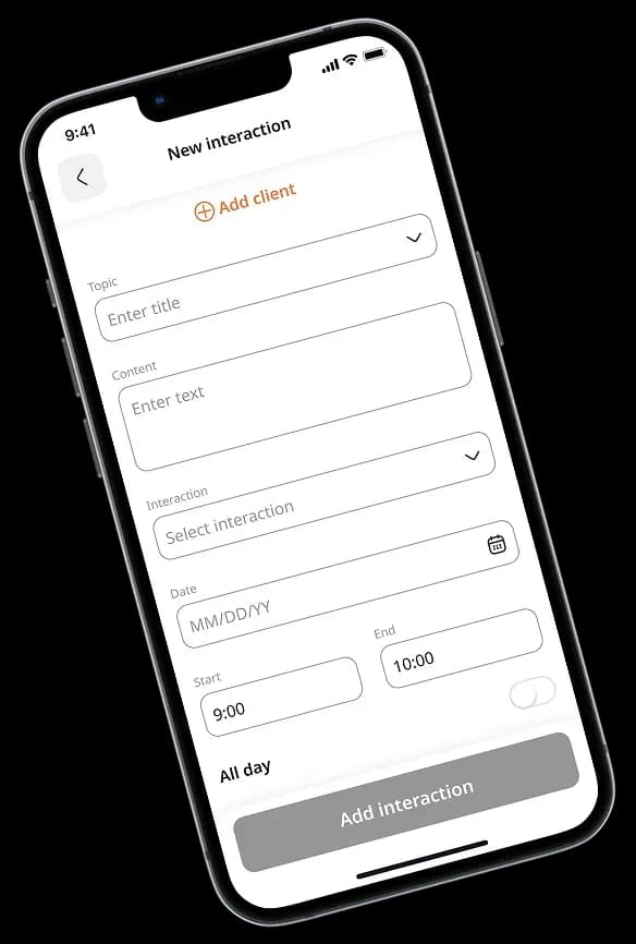 Phone calendar