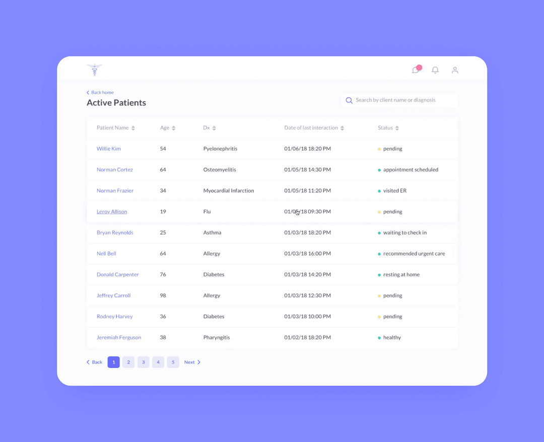 Clearstep app screenshot