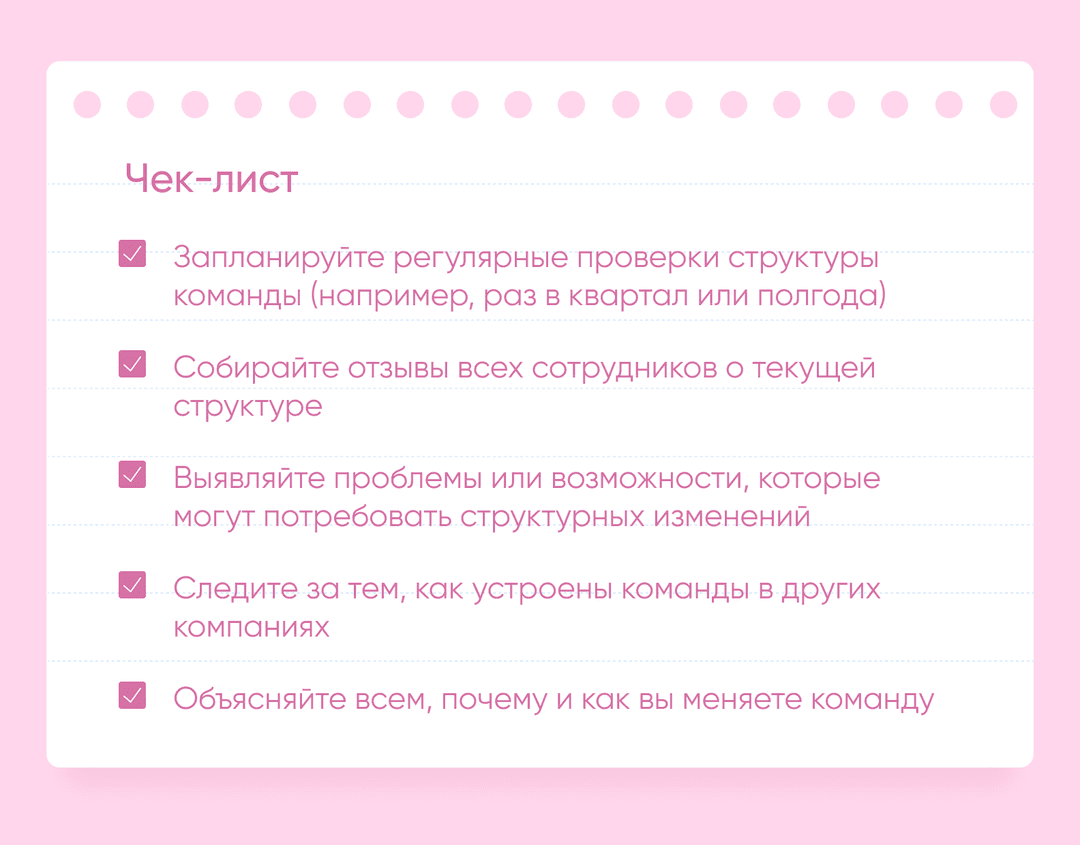 Адаптация к изменениям чеклист