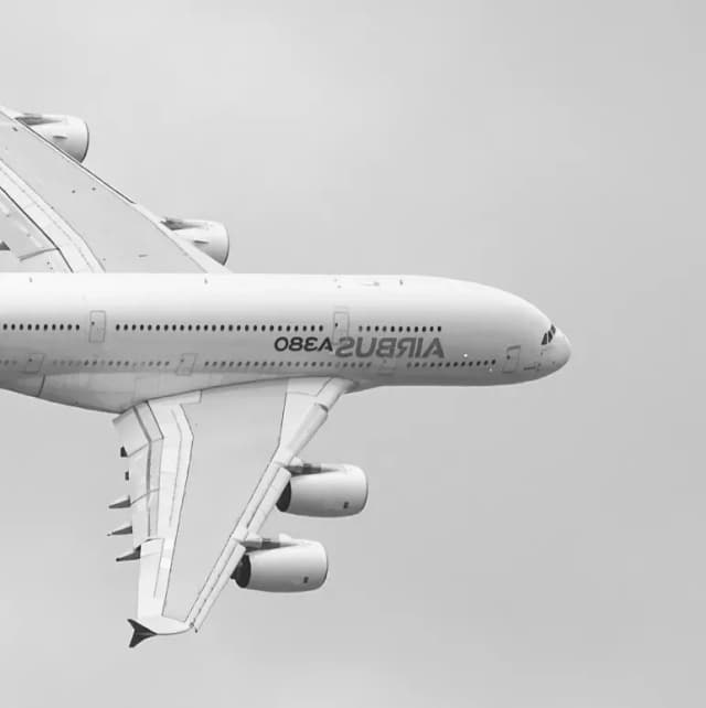 Airbus A380 in flight