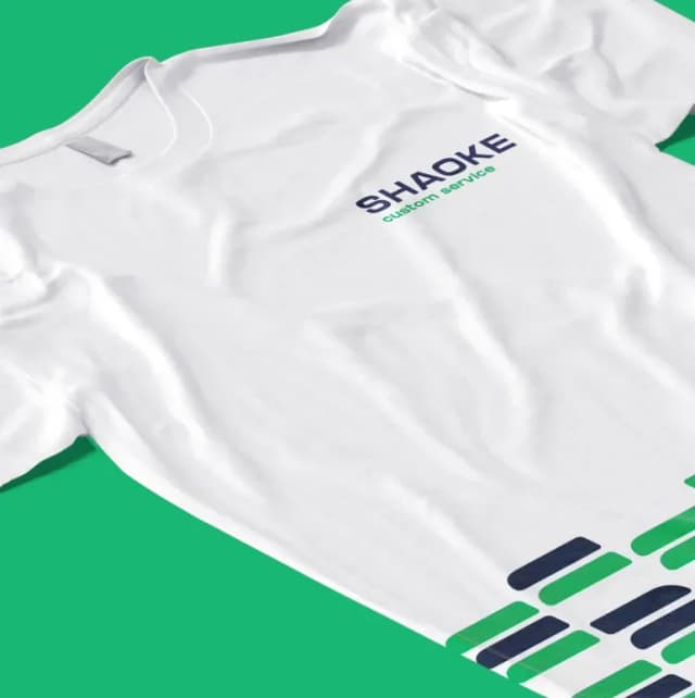 SHAOKE custom services branded t-shirt design