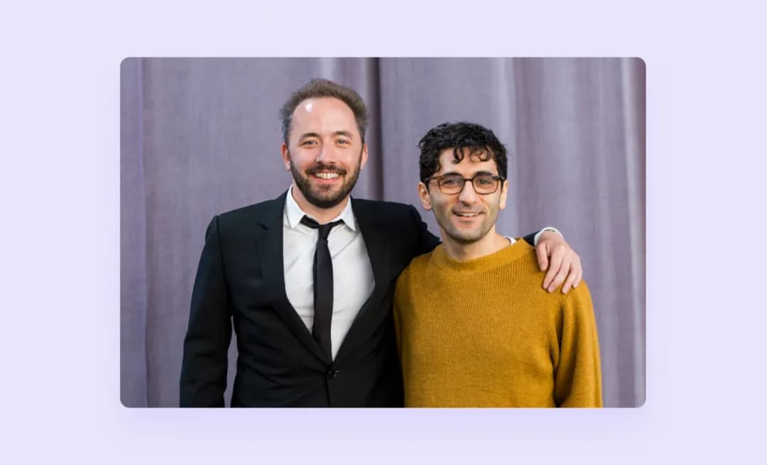 Drew Houston and Arash Ferdowsi