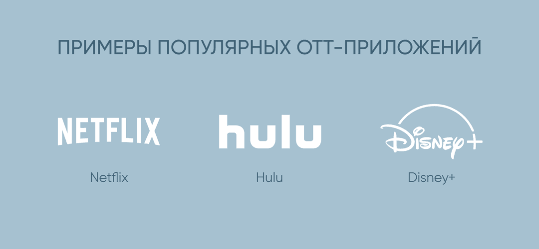 Примеры популярных OTT-приложений