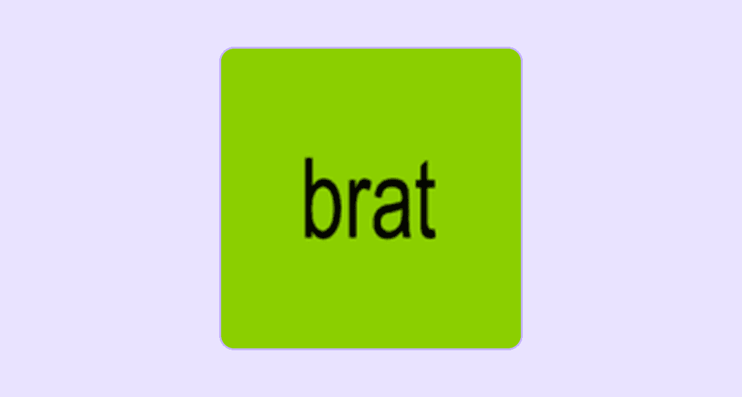 Обложка альбома «Brat» Charli XCX
