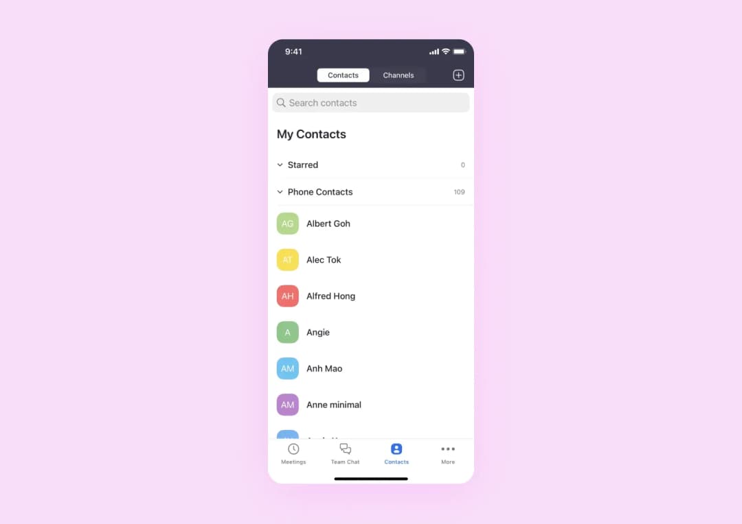 A screenshot of Zoom
