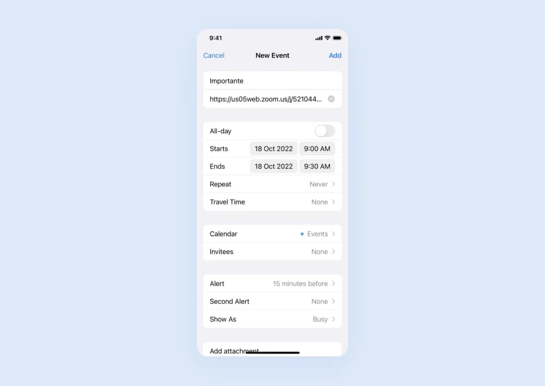 A screenshot of Telegram
