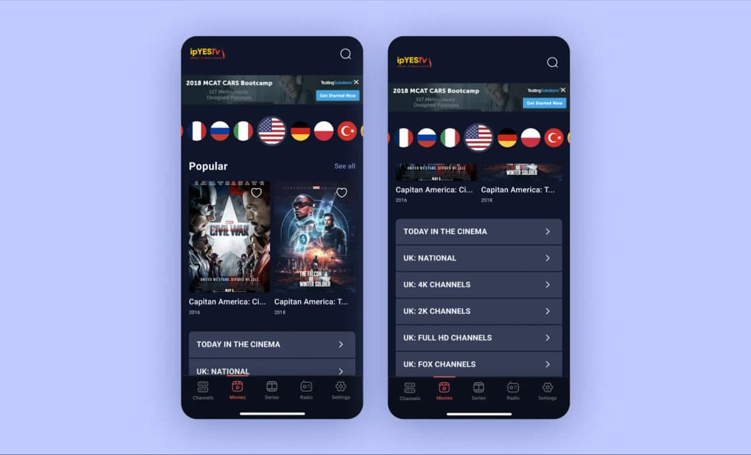 Purrweb smart TV app