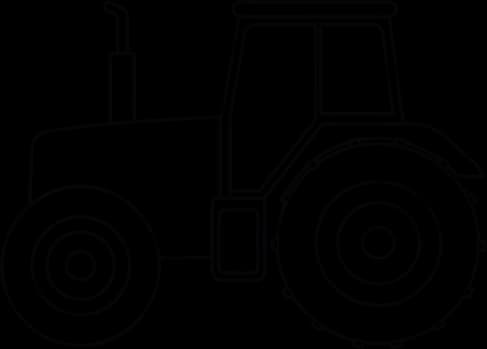 Green tractor