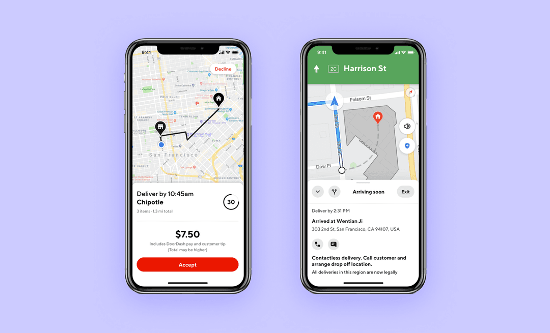 Real-time location tracking in the DoorDash app
