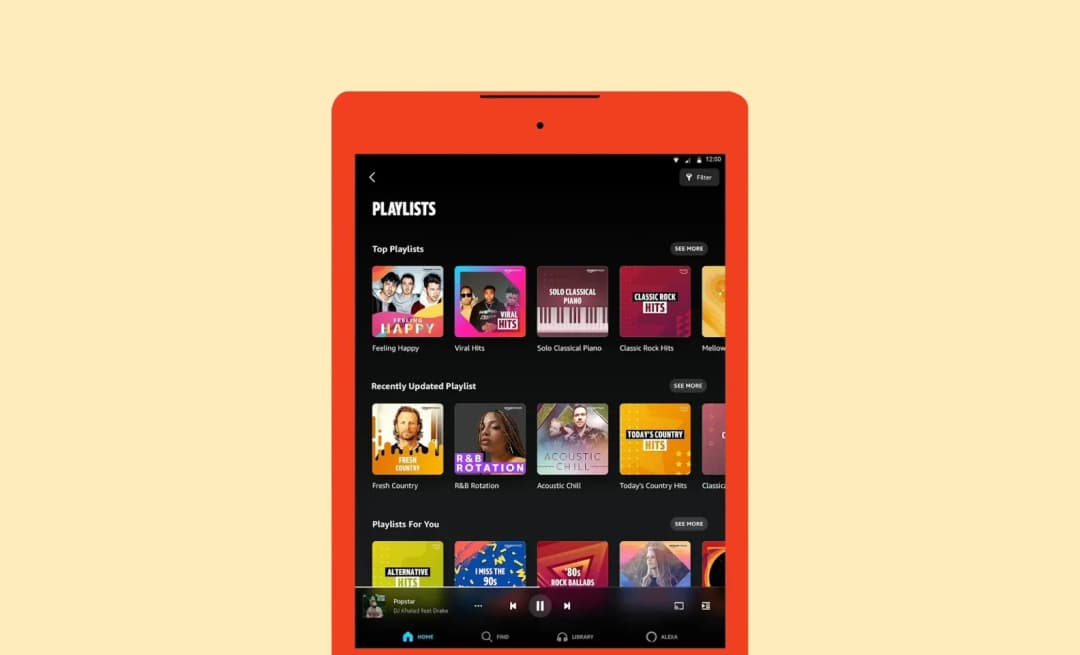 Amazon Music with million podcast episodes.