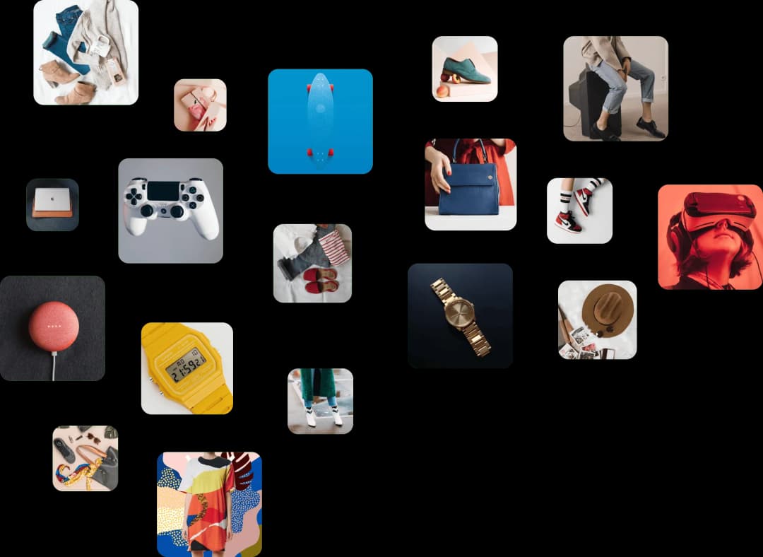 Collage of various lifestyle products