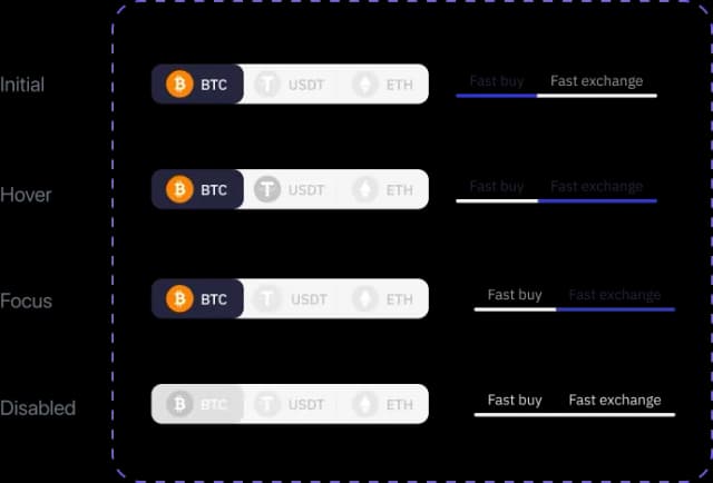 Market data trading interface screenshot