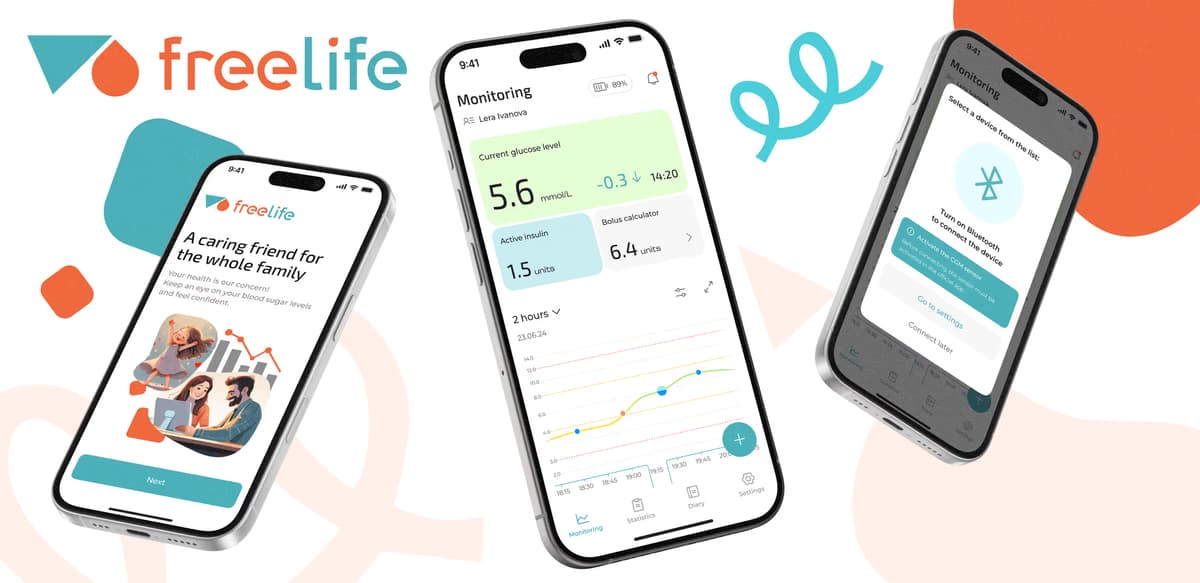How We Created Freelife — a MedTech App for Blood Glucose Monitoring. Case Study