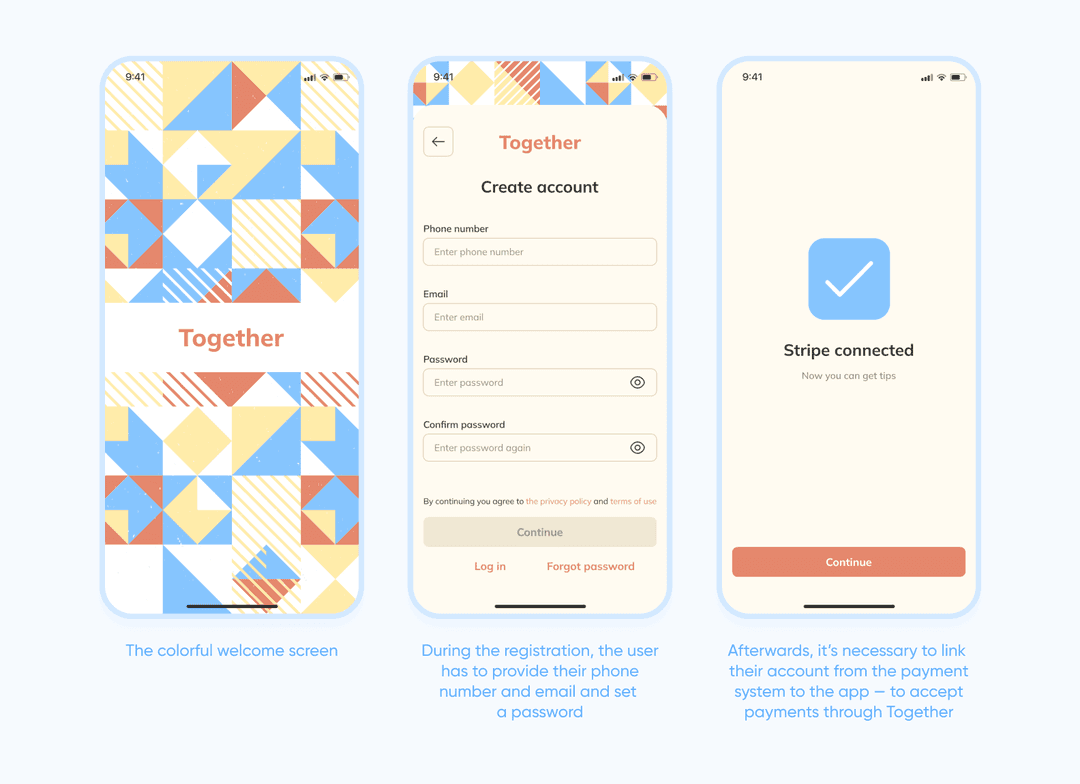 together screens