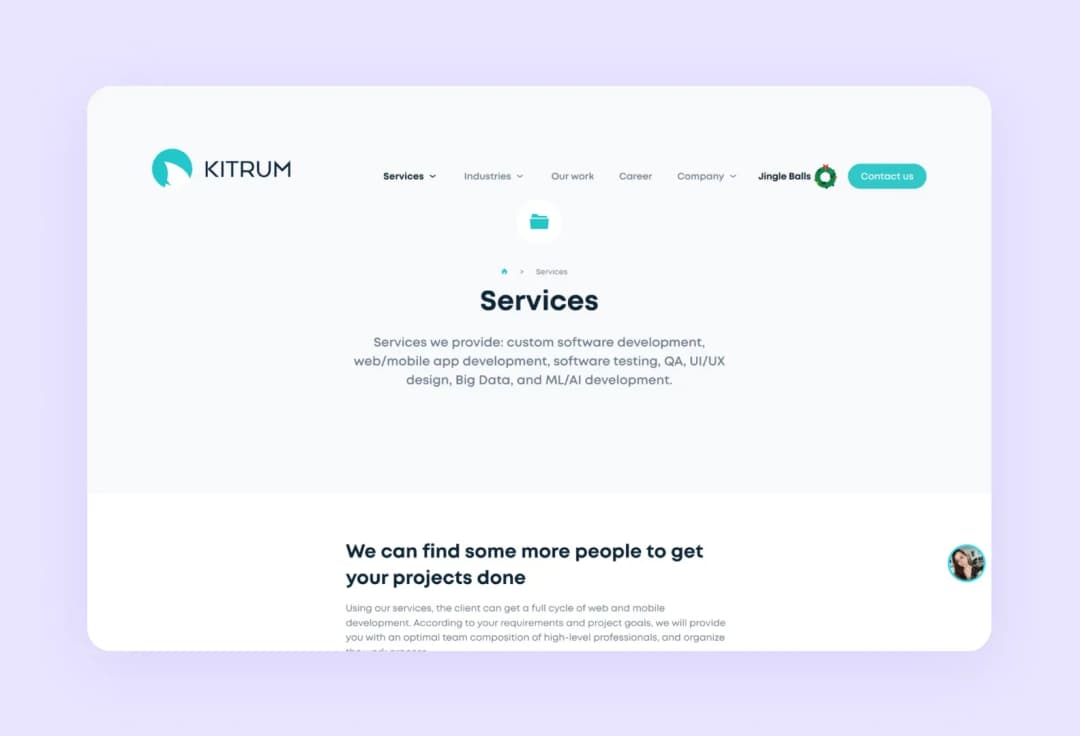 Сайт Kitrum