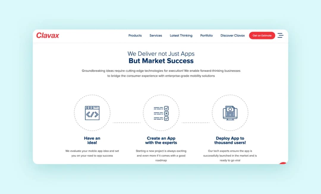 этапы разработки Clavax