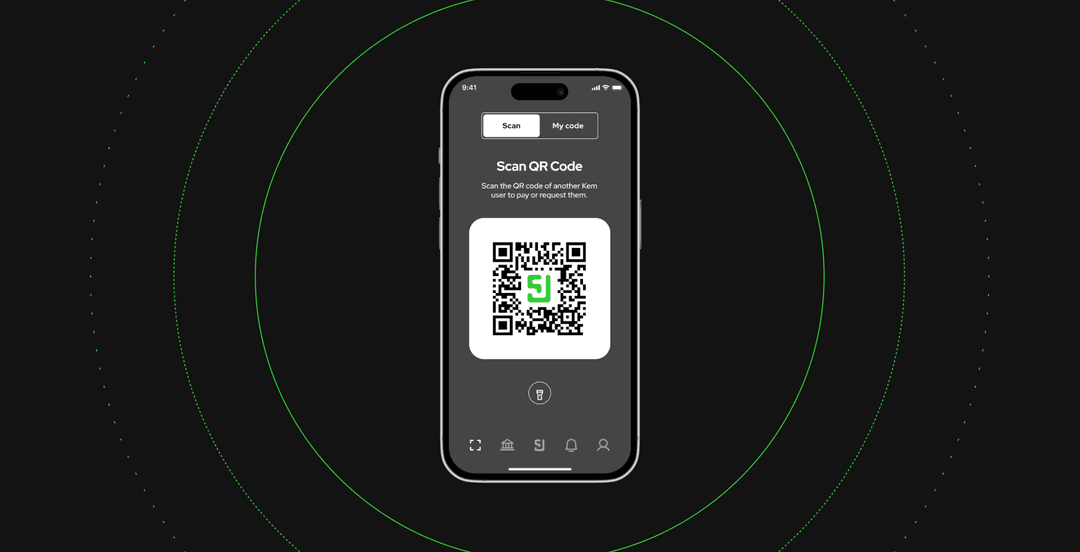 QR-код в приложении kem
