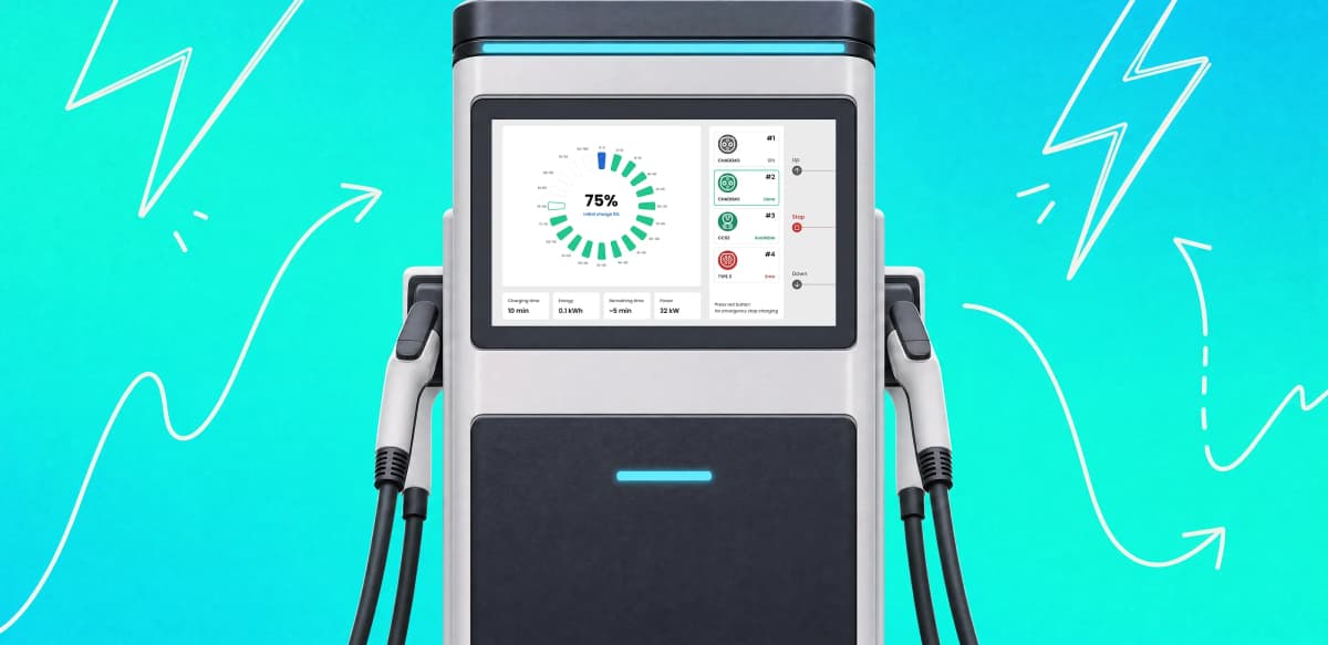 Designing for hardware: how we built a modern EV charging station interface. Origin case study