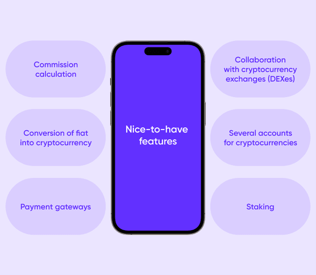 Nice-to-have features in crypto wallets