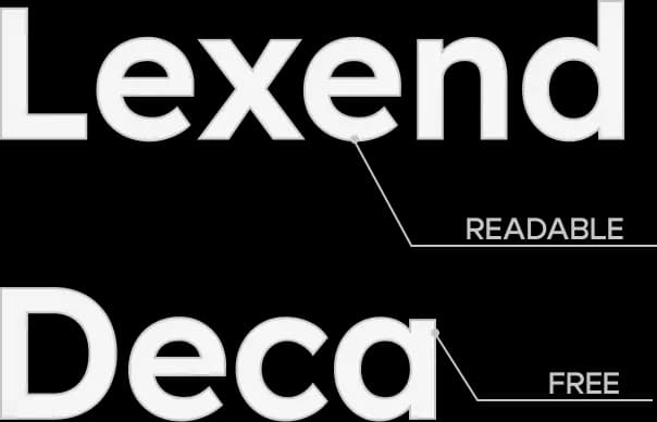 Lexend Deca logo
