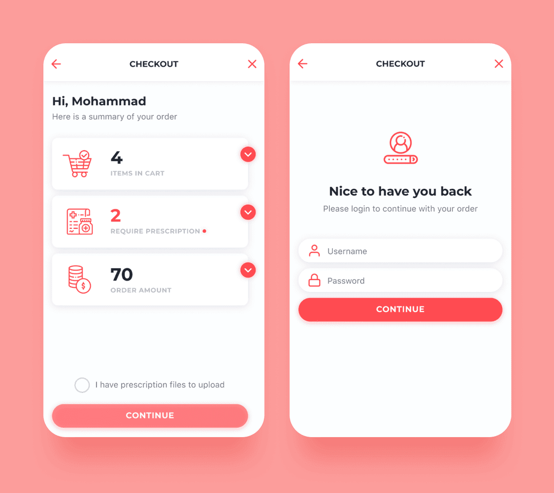 Minimalist app example