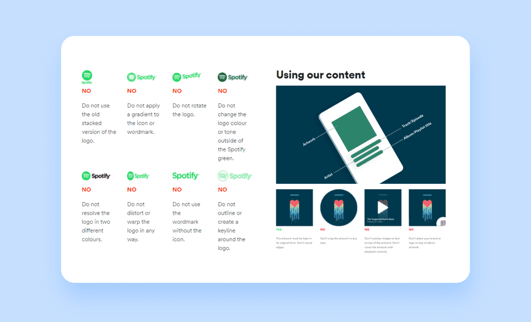 Spotigy UI kit