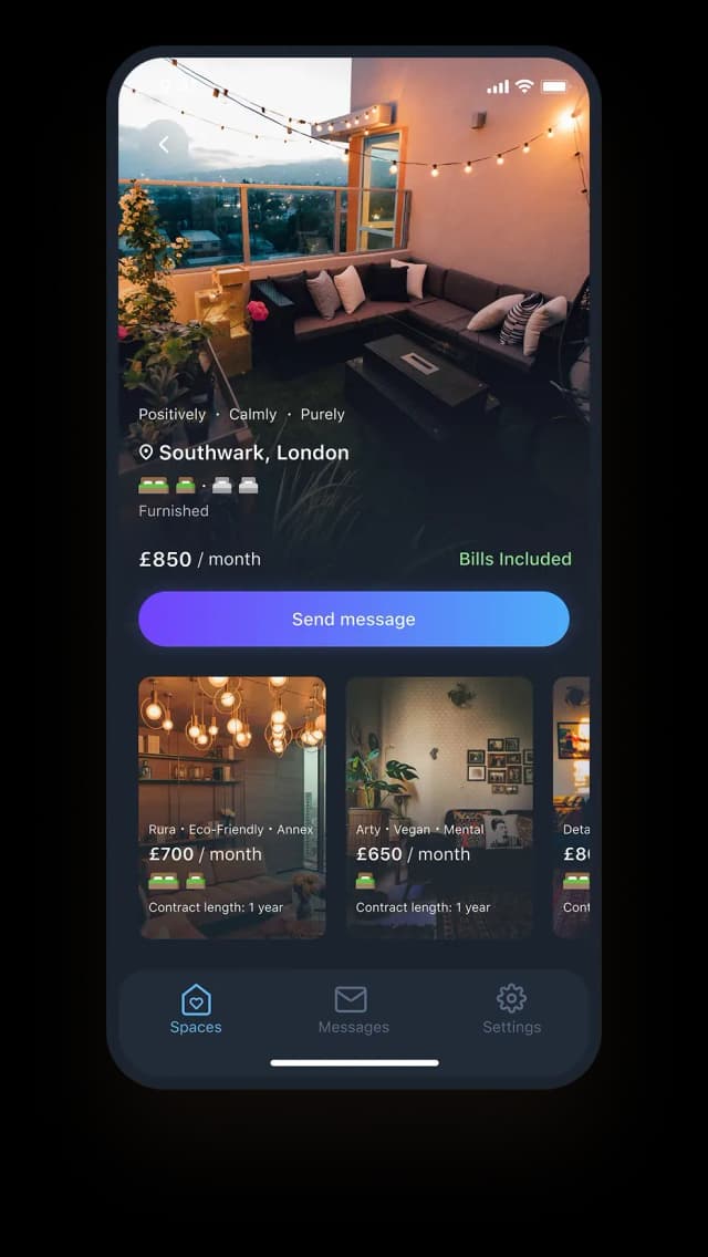 screenshot of the application