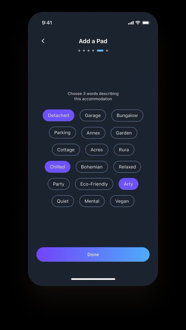 screenshot of the application