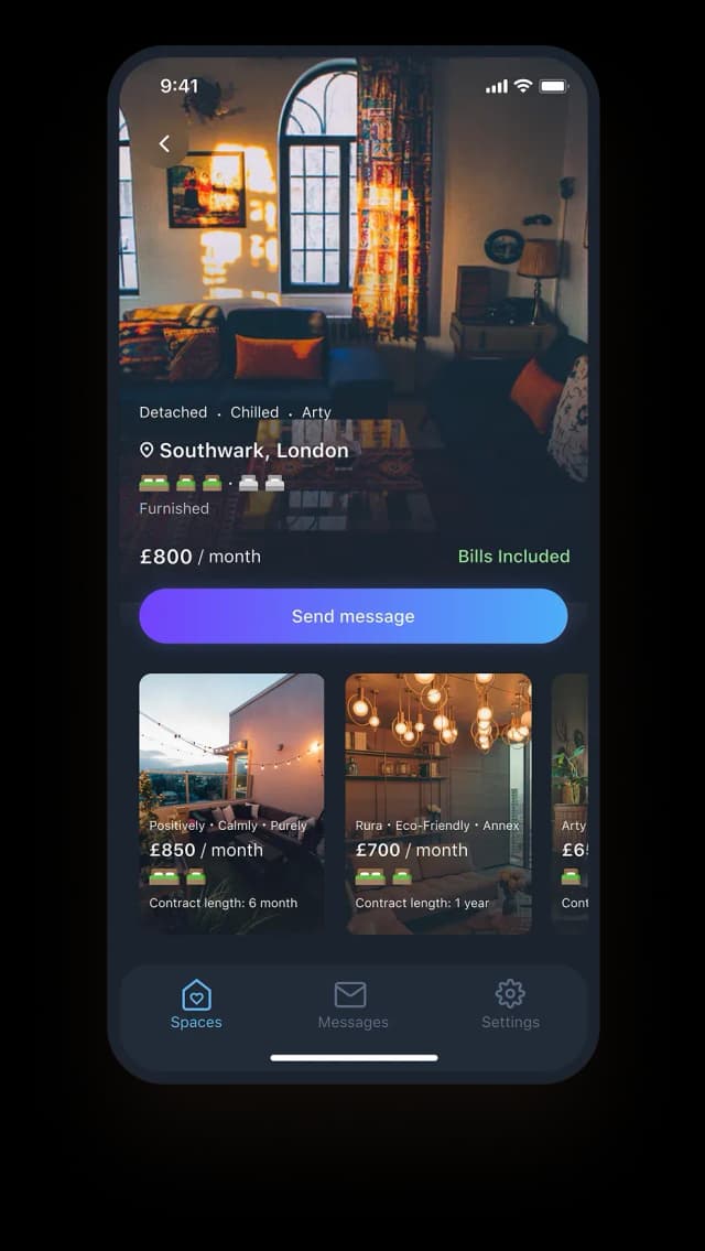 screenshot of the application