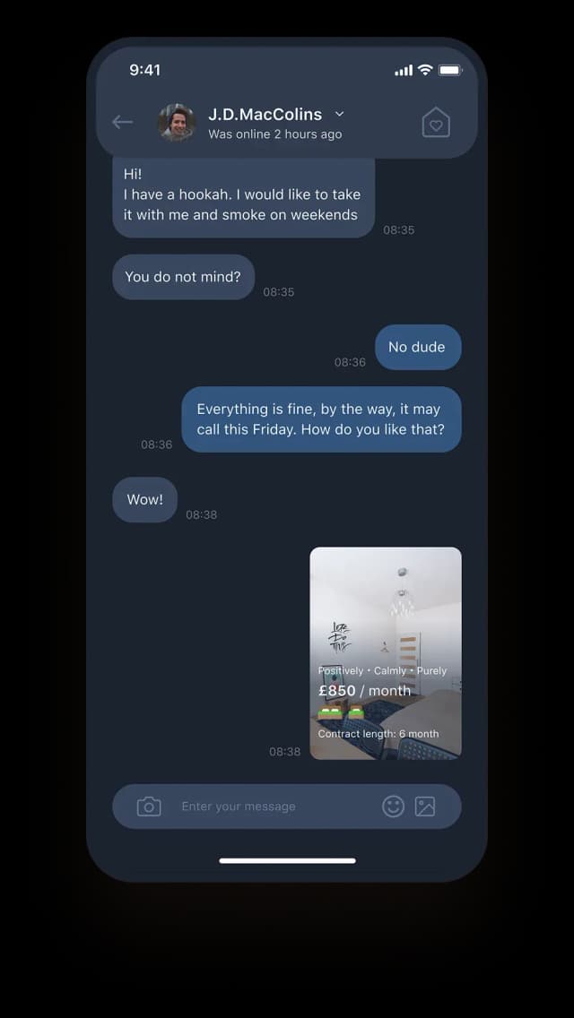 screenshot of the application