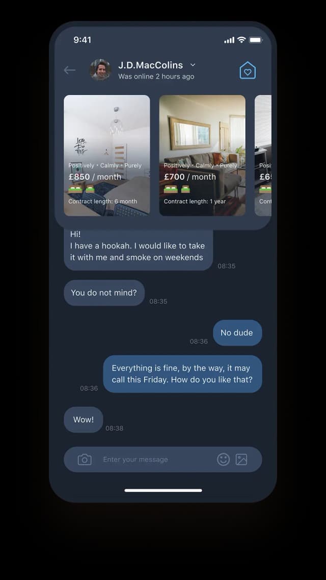 screenshot of the application