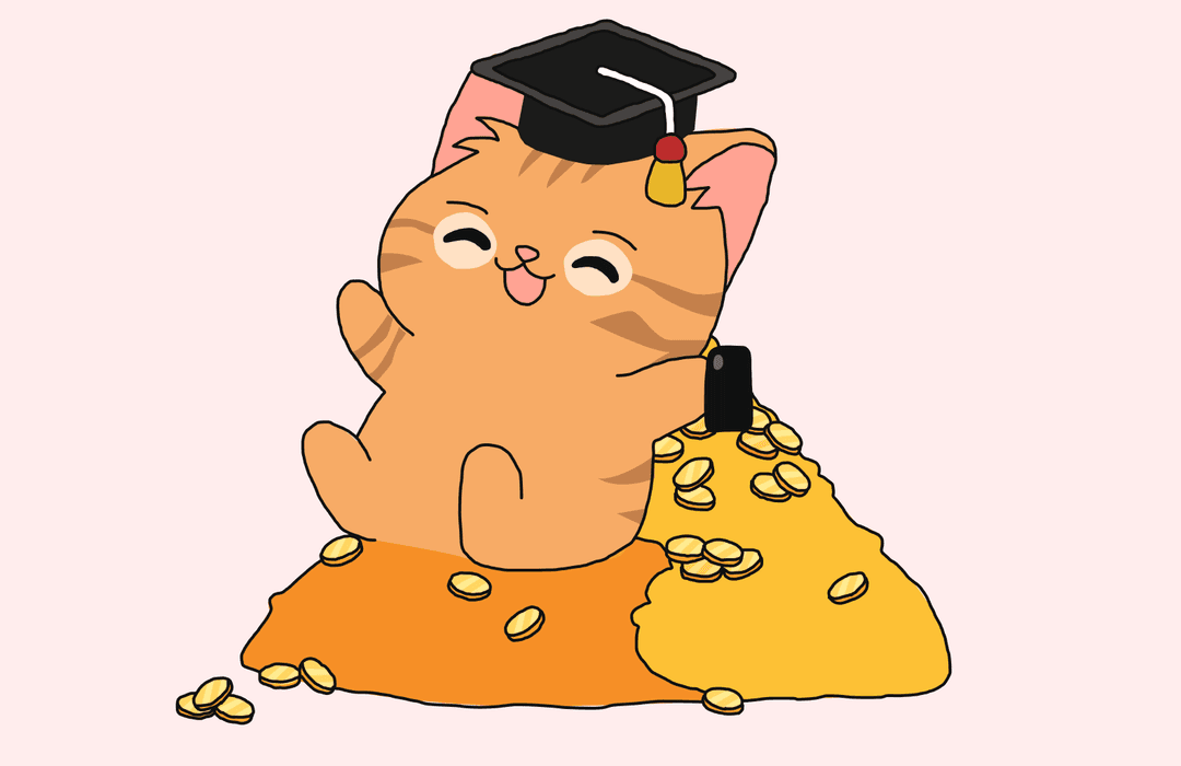 cat paying online via mobile
