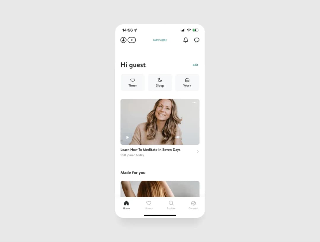 Insight Timer app screenshot