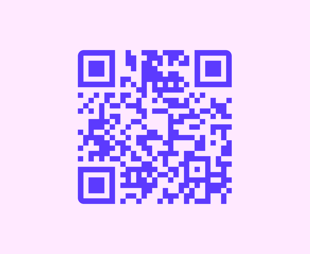 Стандартный QR-код. В этом коде, кстати, зашита ссылка и по ней можно пройти