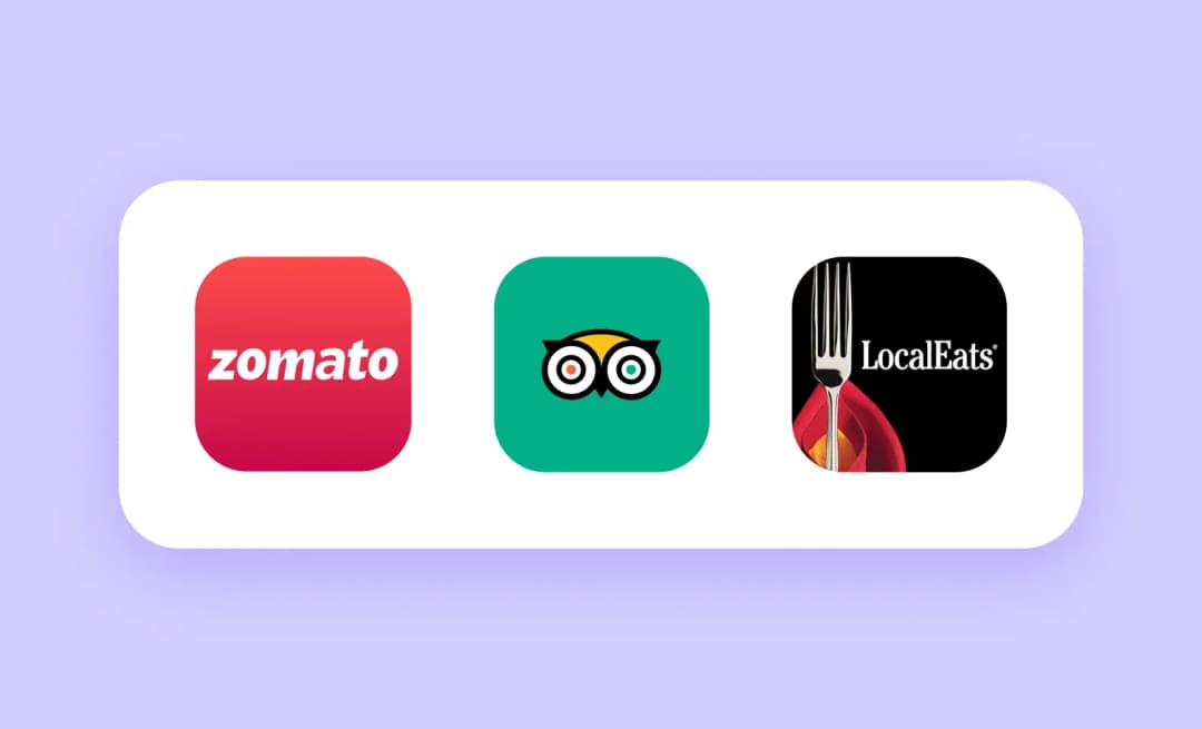 Examples of restaurant locators