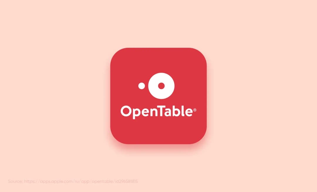 Open Table - an example of a restaurant-customer app