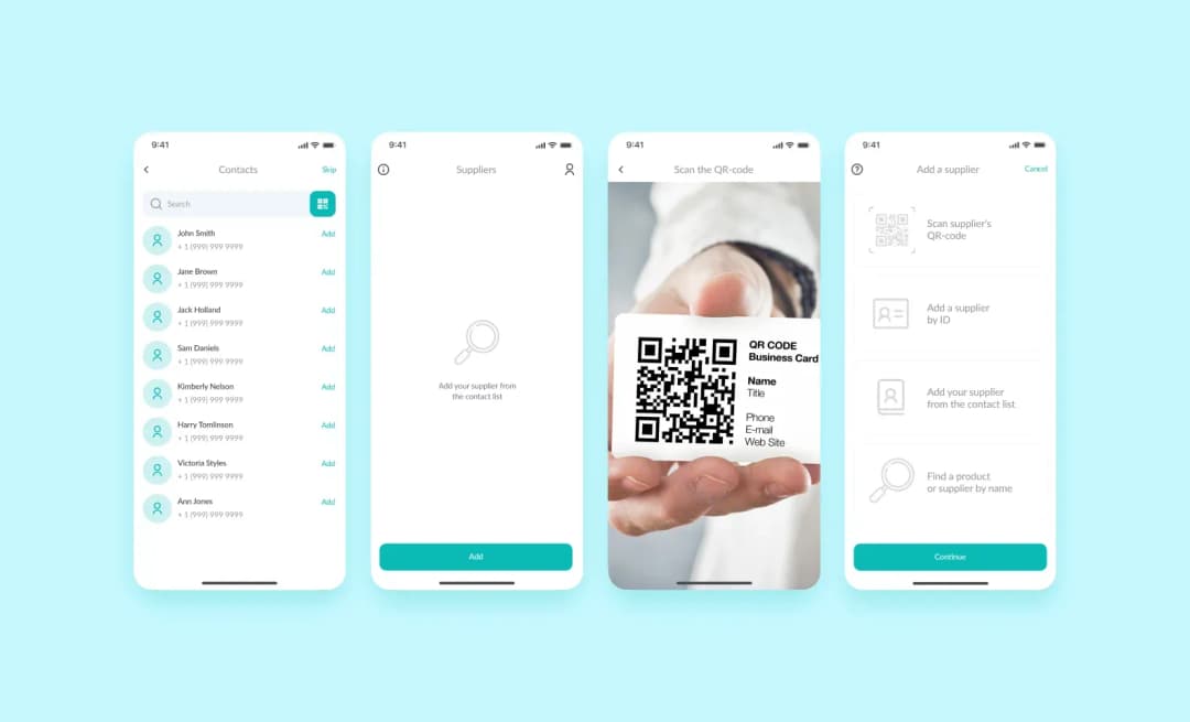 Grecha.pro helps restaurants search for suppliers with QR code
