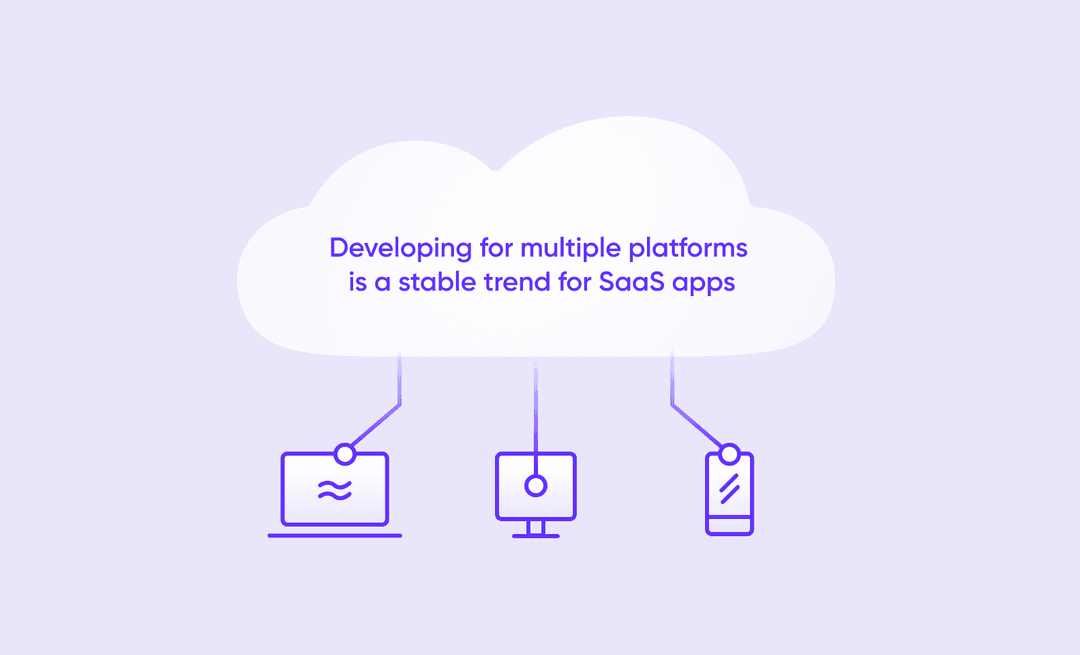Developing for multiple platforms is a stable trend for SaaS apps