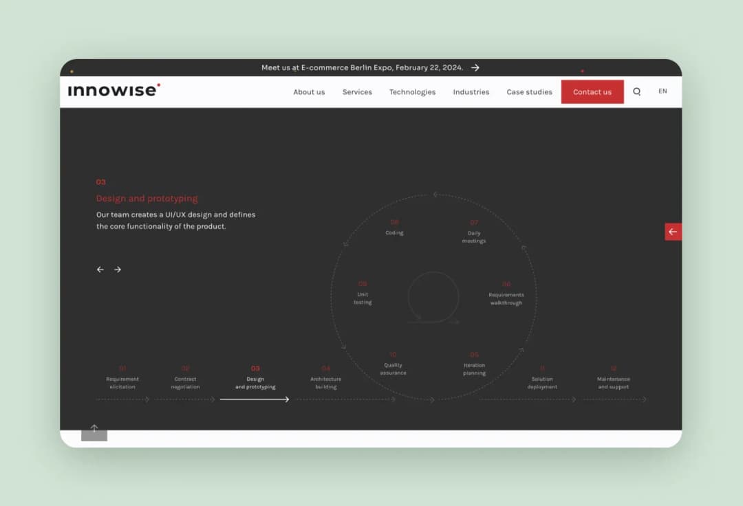 Innowise website