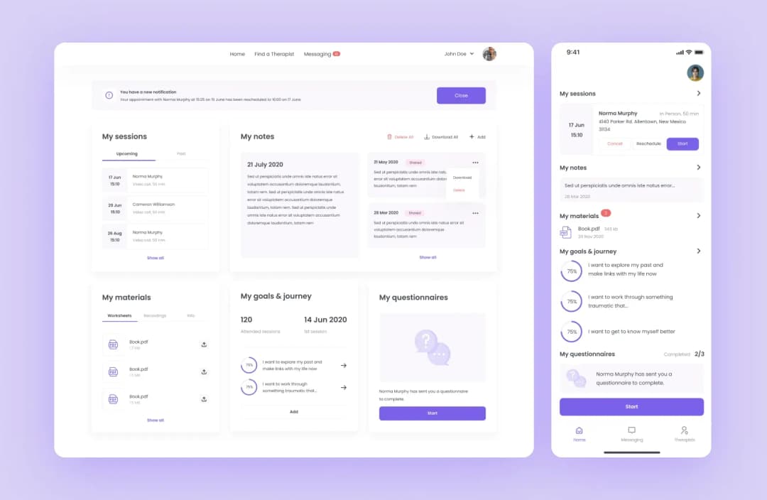 online therapy platform