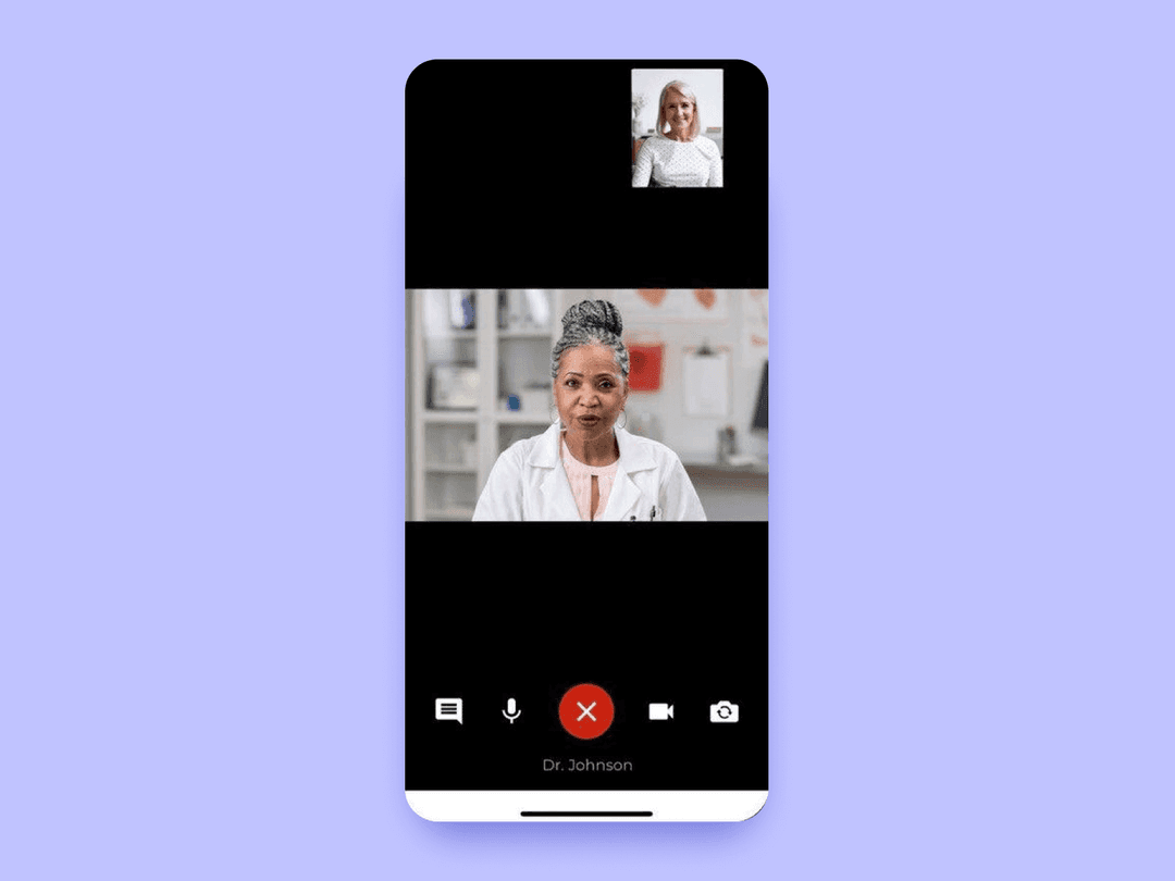 remote healthcare consultation with connected patient monitoring