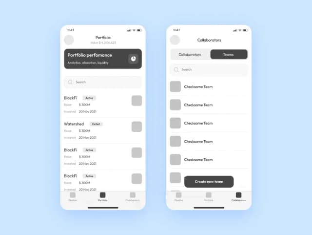 app wireframes screen