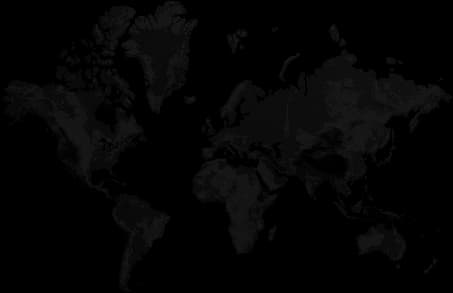 Black and white world map