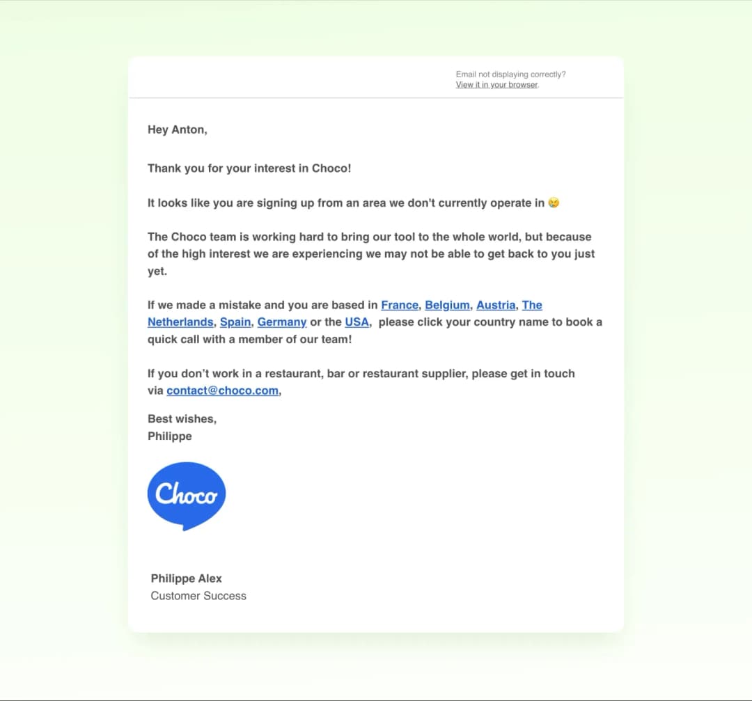 customer success letter