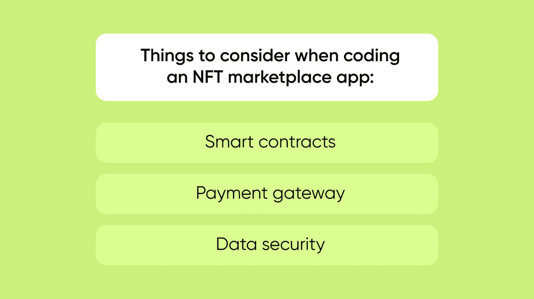 NFT marketplace development process