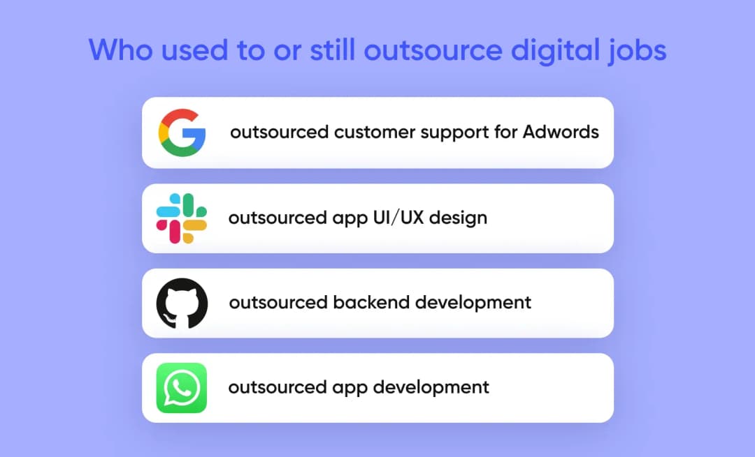 outsource tech companies