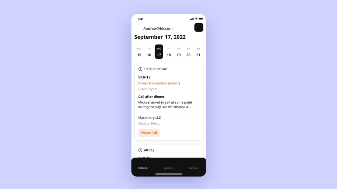 Users can view interactions in more detail